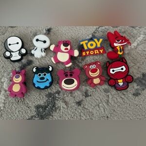 Toy Story & Character Shoe Charms - Pink and Blue Assortment